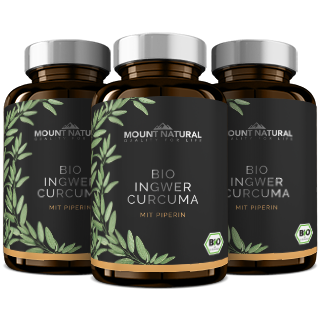 Produktbild Bio Ingwer Curcuma 3 Dosen