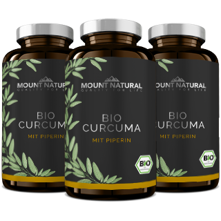 MOUNT NATURAL Bio Curcuma im 3er-Pack
