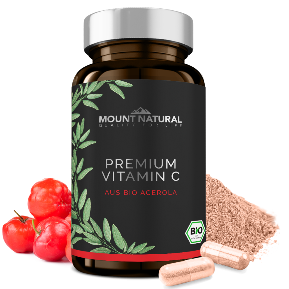 MOUNT NATURAL Produktbild Premium Vitamin C aus Bio Acerola