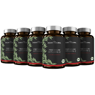 MOUNT NATURAL Produktbild 6er-Paket Premium Vitamin C aus Bio Acerola