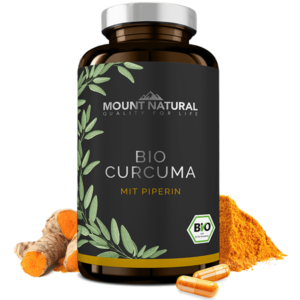 MOUNT NATURAL Produktbild Bio Curcuma mit Piperin