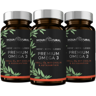 3 Dosen Premium Omega 3 Krill-Öl