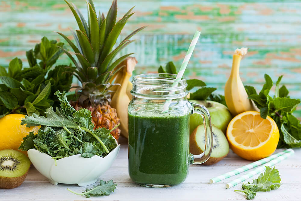 Grüner Kurkuma Smoothie